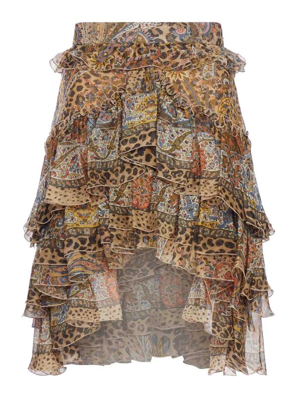 ETRO: ミニスカート - ミニスカート - マルチカラー