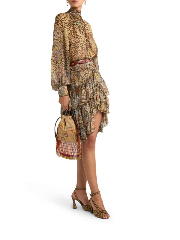 ETRO: ミニスカート online - ミニスカート - マルチカラー