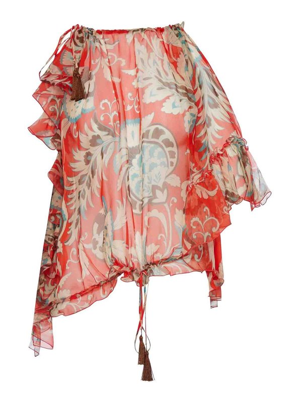 ETRO: トップス＆タンクトップ - トップ/タンクトップ - マルチカラー