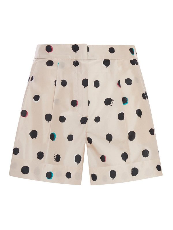 FENDI: Trousers Shorts - Polka Dot Moth Shorts