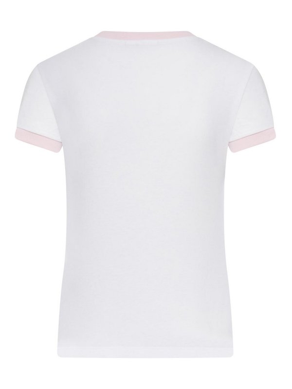 GANNI: t-shirts online - Cotton T-Shirt With Fairy Graphic Print