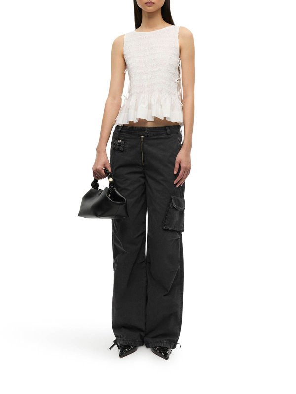 GANNI: Tops und Tank Tops online - Top - Weiß