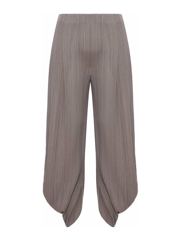 GIORGIO ARMANI: カジュアルトラウザー - カジュアルパンツ - ブラウン