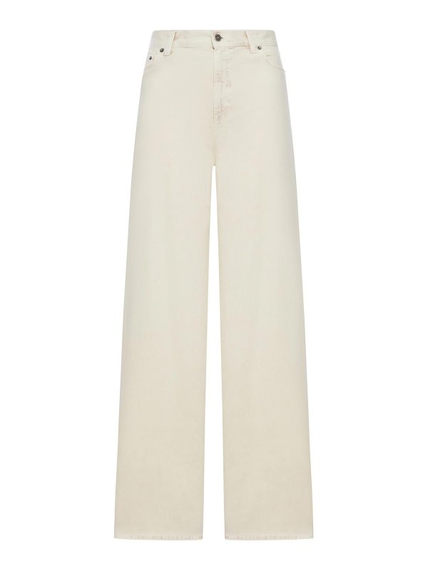 GOLDEN GOOSE: Jeans Rectos - Vaqueros Rectos - Naranja