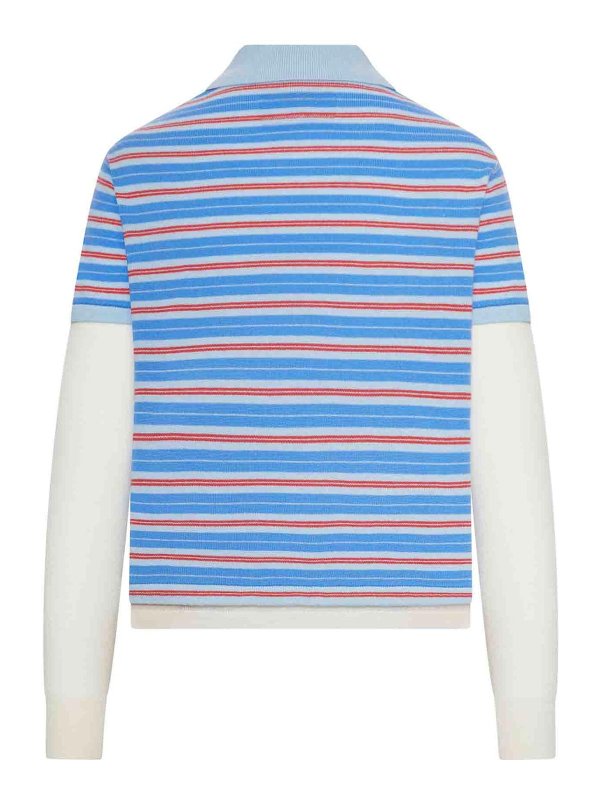 GUEST IN RESIDENCE: polo shirts online - Cashmere Layered Rugby Polo