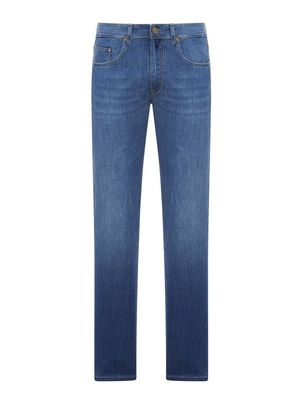 INCOTEX: ストレートジーンズ - ストレートジーンズ - ブルー