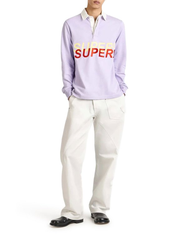 J.W. ANDERSON: Jeans à jambe droite online - Jean Droit - Blanc