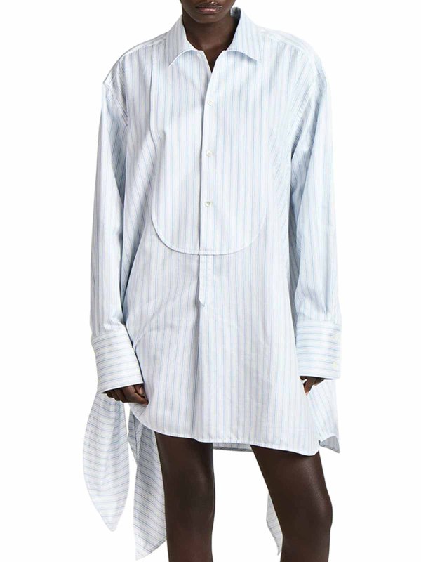 The Best Shops J.W. ANDERSON: Robe longueur genou - Robe Au Genou - Bleu Clair