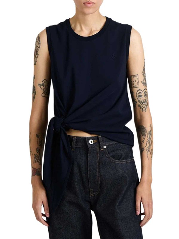 The Best Shops J.W. ANDERSON: トップス＆タンクトップ - トップ/タンクトップ - ブルー