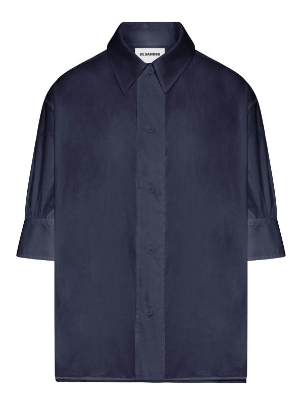 JIL SANDER: Hemden - Hemd - Blau