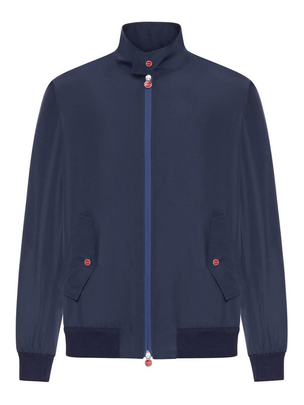 KITON: bombers - Technical Fabric Bomber Jacket