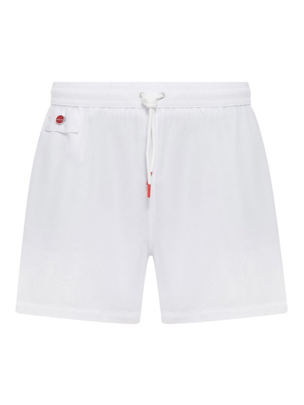 KITON: 水着 - スイムショーツ/スイムトランクス - 白