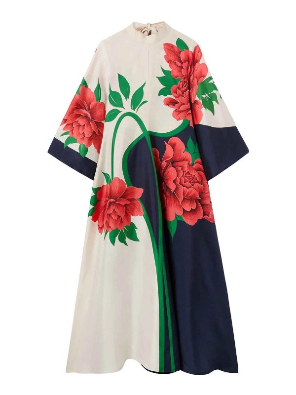 LA DOUBLEJ: Knielange Kleider - Knielanges Kleid - Bunt