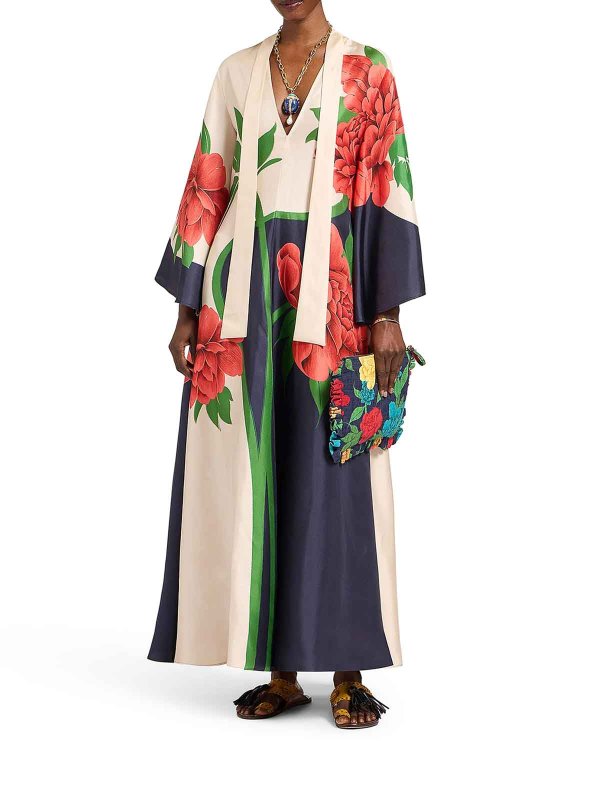 LA DOUBLEJ: Knielange Kleider online - Knielanges Kleid - Bunt