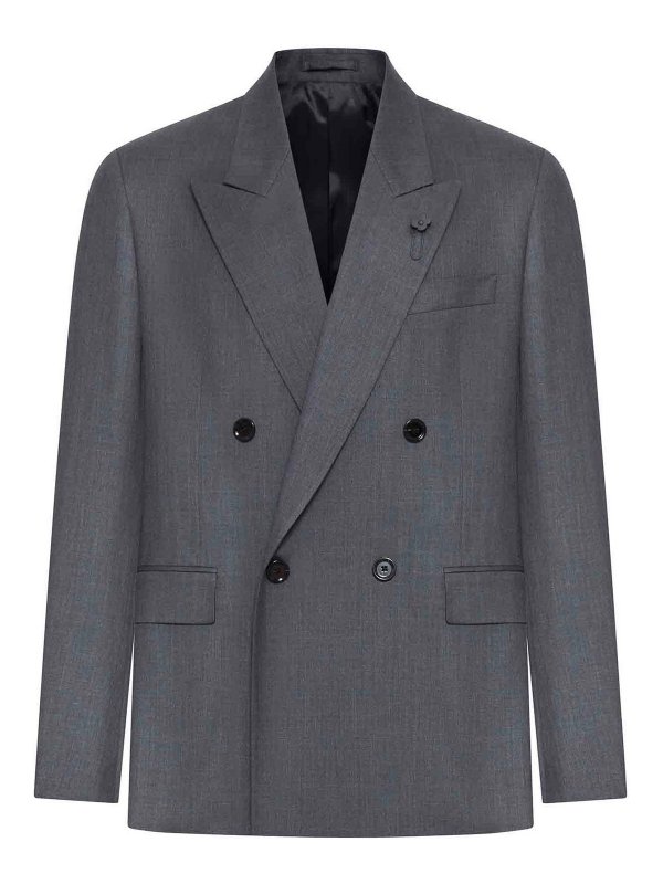 LARDINI: Blazer - Blazer - Gris