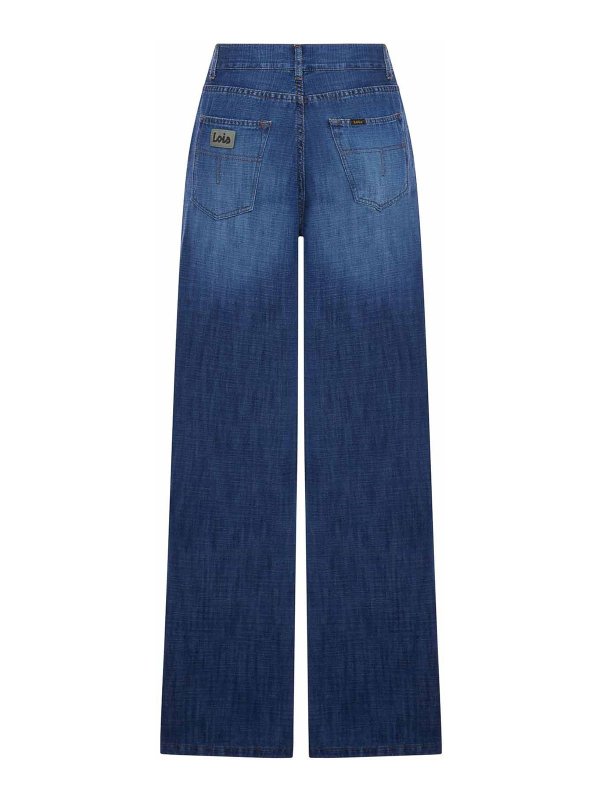 LOIS: straight leg jeans online - Wide Leg Marlene Jeans In Denim
