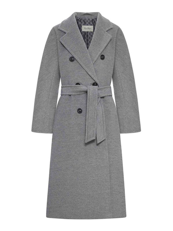 Max Mara: Abrigos semilargos - Abrigo Midi - Gris