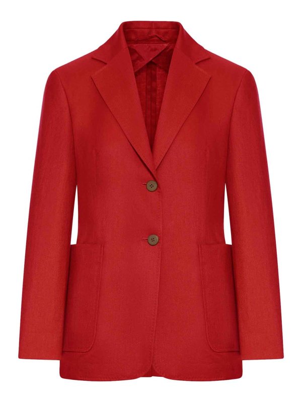 Max Mara: blazers - Single-Breasted Volonta Jacket