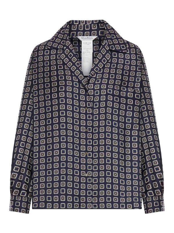 Max Mara: Hemden - Hemd - Blau