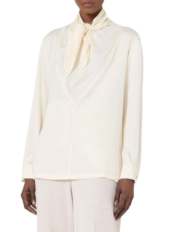 The Best Shops Max Mara: ブラウス - ブラウス - 白