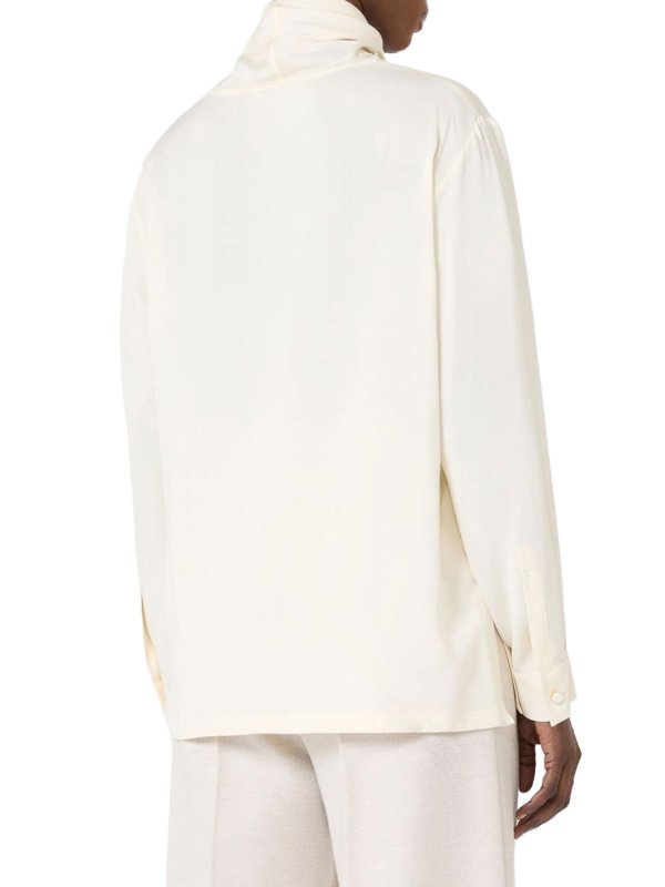 ブラウス - 白 shop online: Max Mara