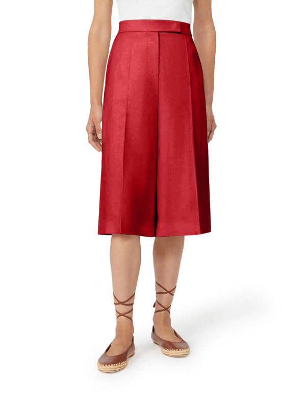 Max Mara: Shorts online - Shorts - Rojo