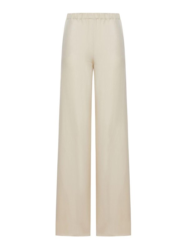 Max Mara: casual trousers - Linen And Silk Trousers