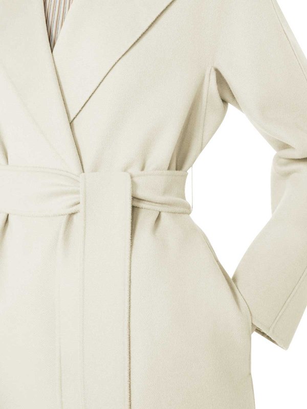 膝丈コート - 白 shop online: Max Mara