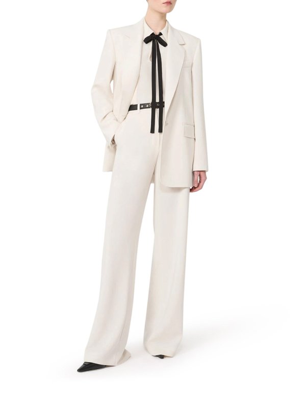 Max Mara: casual trousers online - Wide Leg Cady Pants