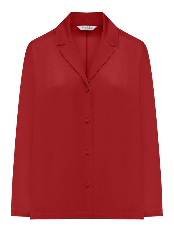 Max Mara: Vestidos media pierna - Vestido Midi - Rojo