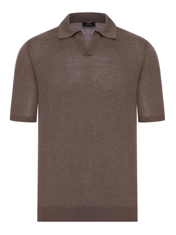 NOME: ポロシャツ - ポロシャツ - ブラウン