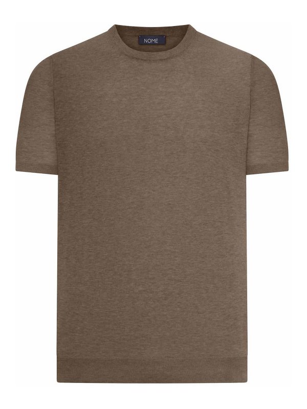 NOME: T-shirts - T-Shirt - Braun