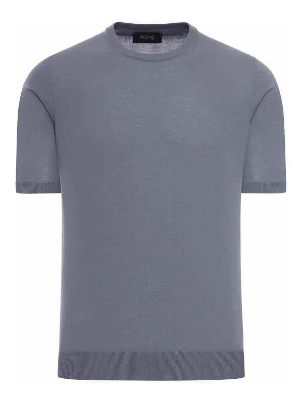 NOME: t-shirt - T-shirt girocollo in maglia di cotone