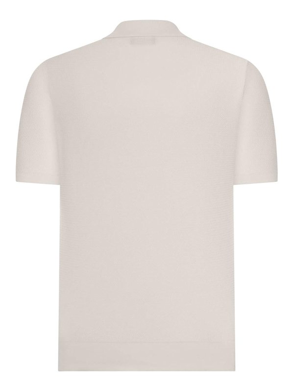 NOME: polo online - Polo A Maniche Corte In Seta E Cotone