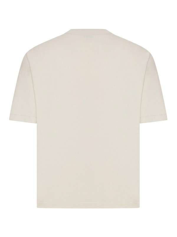 OFF-WHITE: t-shirt online - T-shirt girocollo in cotone