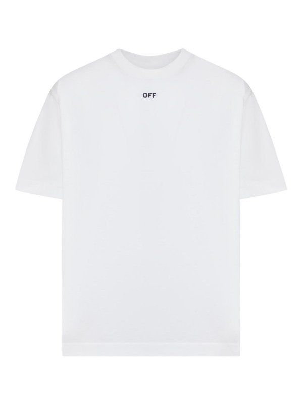 OFF-WHITE: T-shirts - T-Shirt - Blanc