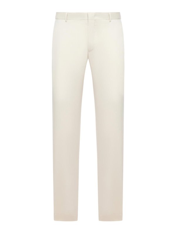 PT TORINO: Pantalons élégants - Pantalon Couturier - Blanc