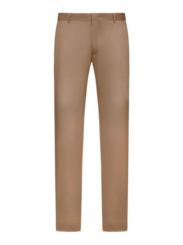 PT TORINO: Pantalons élégants - Pantalon Couturier - Couleur Chair