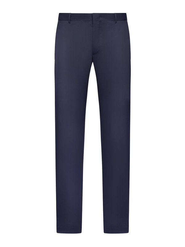 PT TORINO: Pantalons élégants - Pantalon Couturier - Bleu