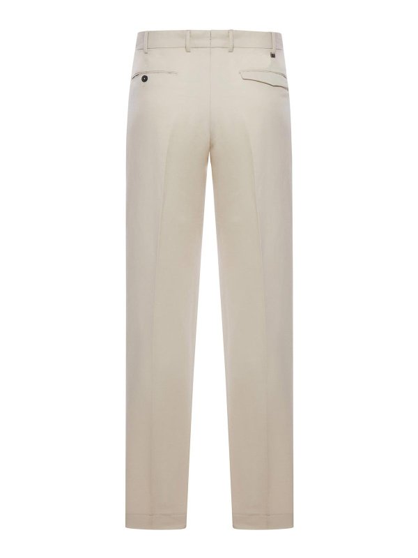 PT TORINO: Pantalons élégants online - Pantalon Couturier - Blanc