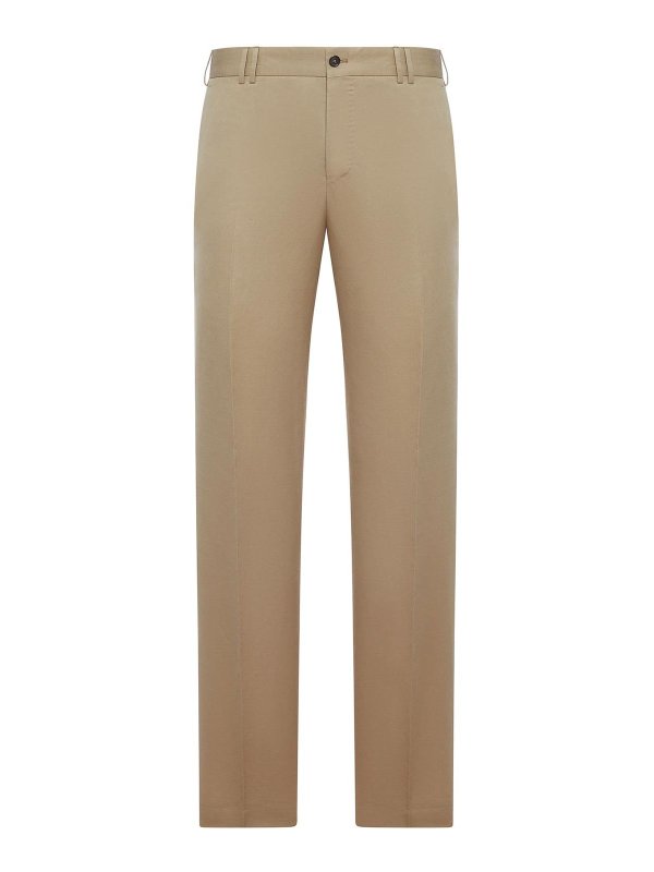 PT TORINO: Pantalons élégants - Pantalon Couturier - Couleur Chair