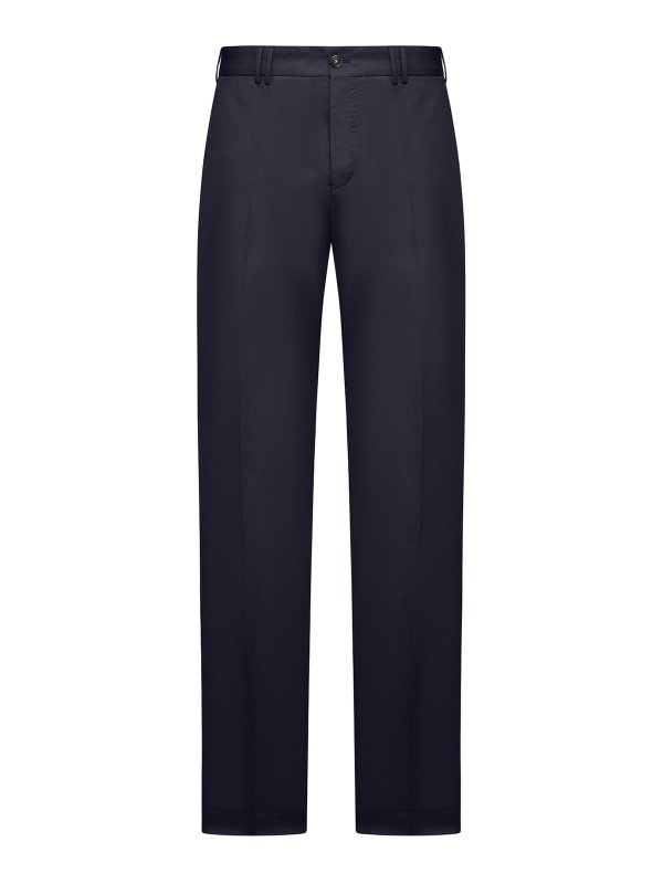 PT TORINO: Pantalons élégants - Pantalon Couturier - Bleu