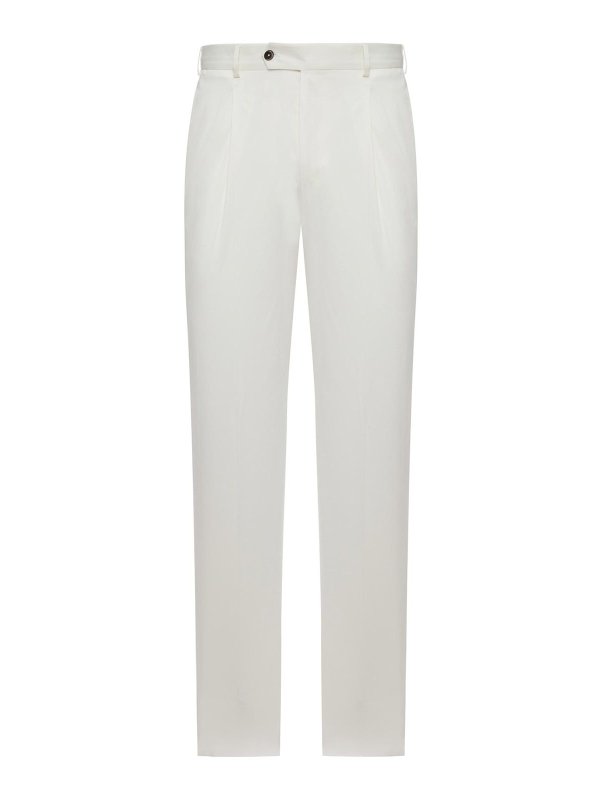 PT TORINO: テーラードトラウザー - テーラードパンツ - 白