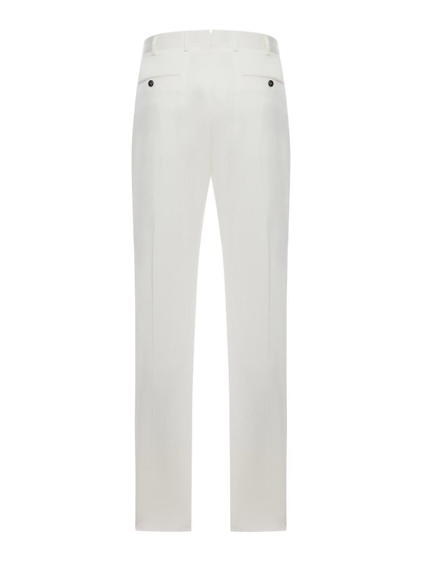 PT TORINO: テーラードトラウザー online - テーラードパンツ - 白