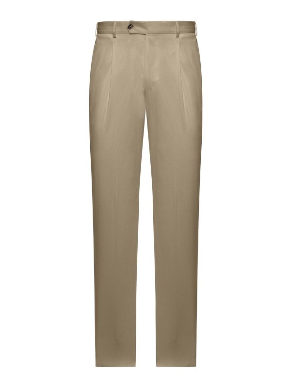 PT TORINO: Pantalons élégants - Pantalon Couturier - Couleur Chair