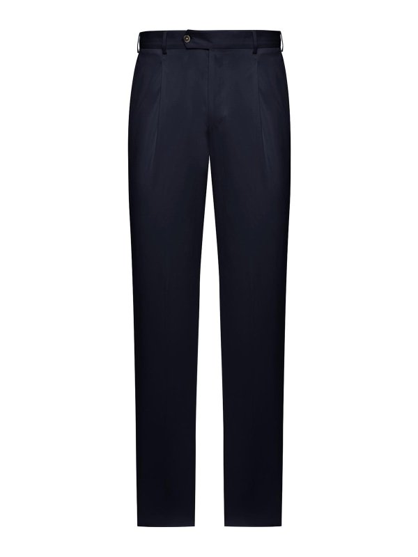 PT TORINO: Pantalons élégants - Pantalon Couturier - Bleu