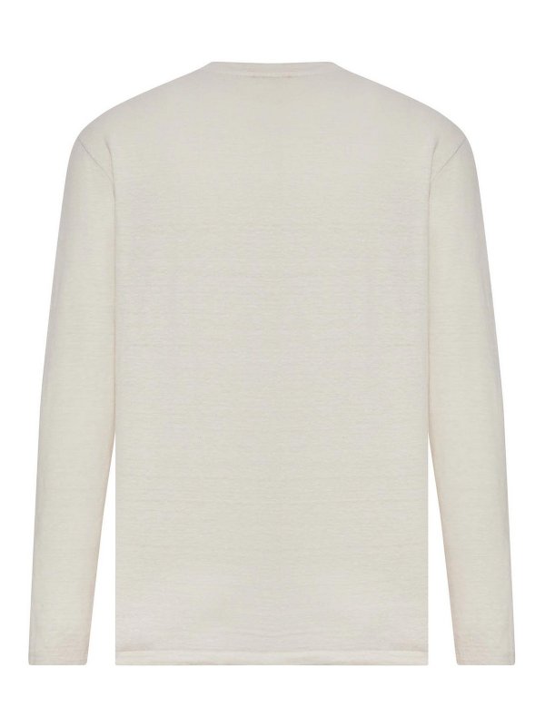 ROBERTO COLLINA: クルーネック online - クルーネック - ヌードカラー