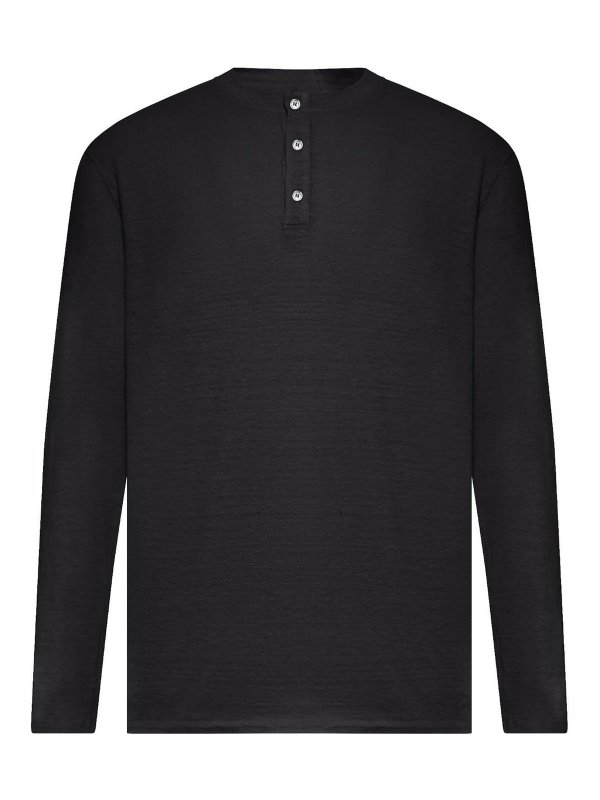 ROBERTO COLLINA: クルーネック - クルーネック - 黒