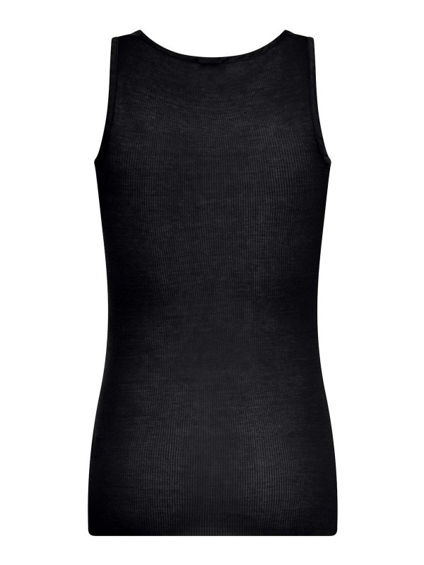 ROBERTO COLLINA: Tops & Débardeurs online - Top - Noir