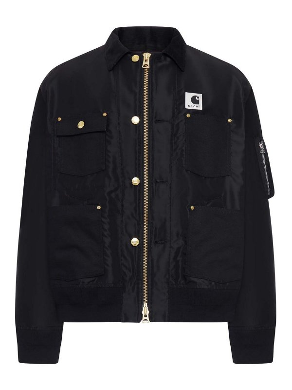 Sacai: Chaquetas casual - Chaqueta Casual - Negro